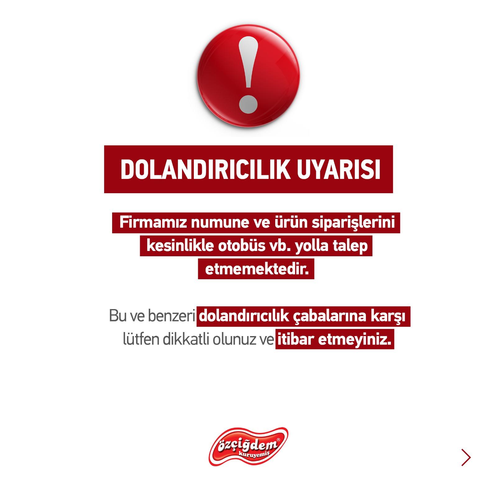 Kamuoyu Bilgilendirme – Dolandırıcılık Uyarısı